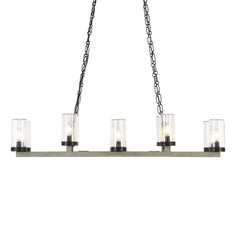 Edgecomb Black 10 Light Indoor-Outdoor Chandelier - Ornate Home