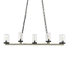 Edgecomb Black 10 Light Indoor-Outdoor Chandelier - Ornate Home