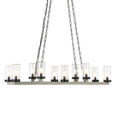 Edgecomb Black 10 Light Indoor-Outdoor Chandelier - Ornate Home