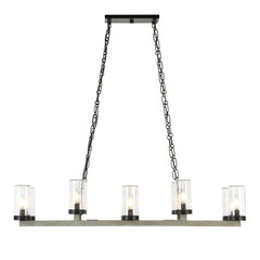 Edgecomb Black 10 Light Indoor-Outdoor Chandelier - Ornate Home