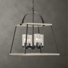 Edgecomb Black 4 Light Indoor-Outdoor Pendant - Ornate Home