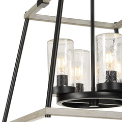 Edgecomb Black 4 Light Indoor-Outdoor Pendant - Ornate Home