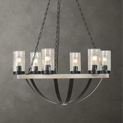 Edgecomb Black 6 Light Indoor-Outdoor Chandelier - Ornate Home
