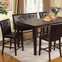 Edgemont Dark Oak Counter Height Table - Ornate Home