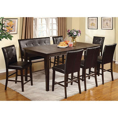 Edgemont Dark Oak Counter Height Table - Ornate Home