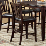 Edgewood Espresso 7 Pc. Counter Height Table Set - Ornate Home