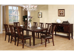 Edgewood Espresso 7 Pc. Dining Room Set - Ornate Home