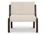 Edie Flecked Ivory Accent Chair - Ornate Home