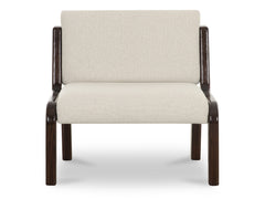 Edie Flecked Ivory Accent Chair - Ornate Home