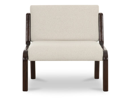Edie Flecked Ivory Accent Chair - Ornate Home