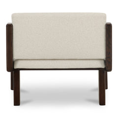 Edie Flecked Ivory Accent Chair - Ornate Home