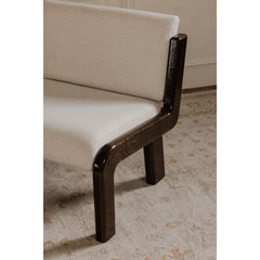 Edie Flecked Ivory Accent Chair - Ornate Home