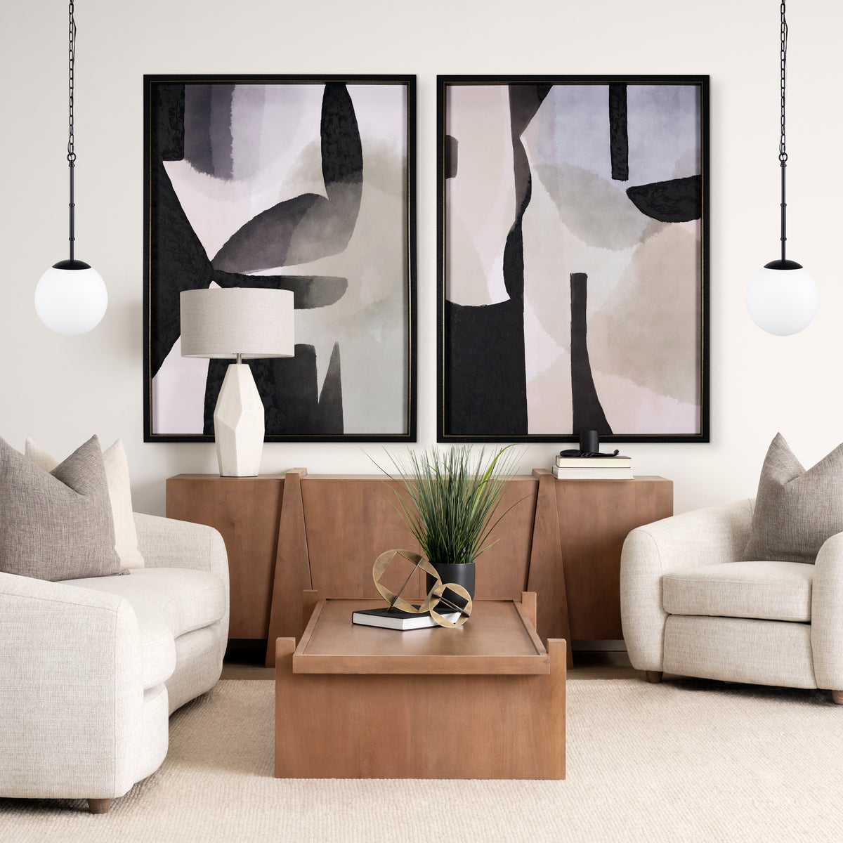 Edie Matte Black Metal with Frosted Glass Globe 1-Light Pendant - Ornate Home