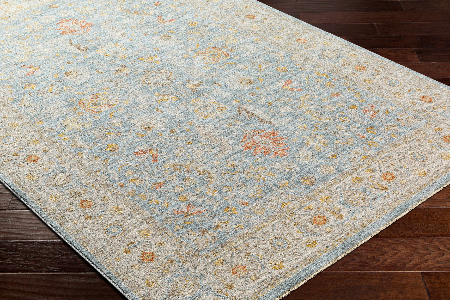 Edie Taupe Oushak Rug - Ornate Home