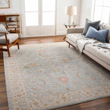 Edie Taupe Thick Luxe Oushak Rug - Ornate Home