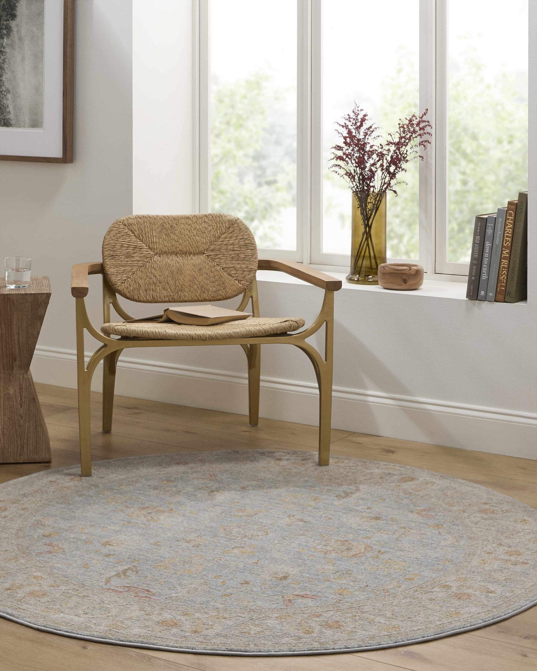 Edie Taupe Thick Luxe Oushak Rug - Ornate Home