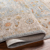 Edie Taupe Thick Luxe Oushak Rug - Ornate Home