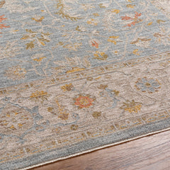 Edie Taupe Thick Luxe Oushak Rug - Ornate Home