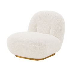 Edina Accent Chair in White - Ornate Home