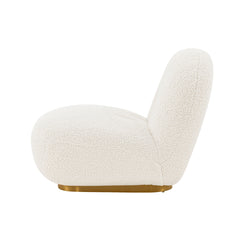 Edina Accent Chair in White - Ornate Home