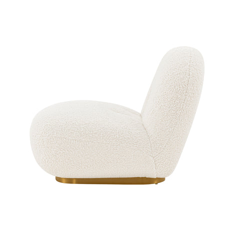 Edina Accent Chair in White - Ornate Home