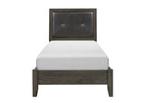 Edina Dark Gray 4-piece Twin Bedroom Set - Ornate Home