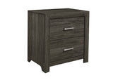 Edina Dark Gray/Black 5-Piece Twin Bedroom Set - Ornate Home