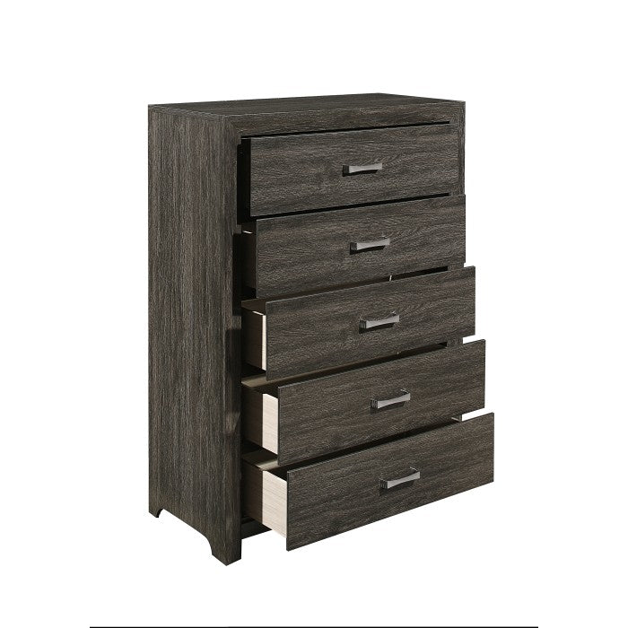 Edina Dark Gray Chest - Ornate Home