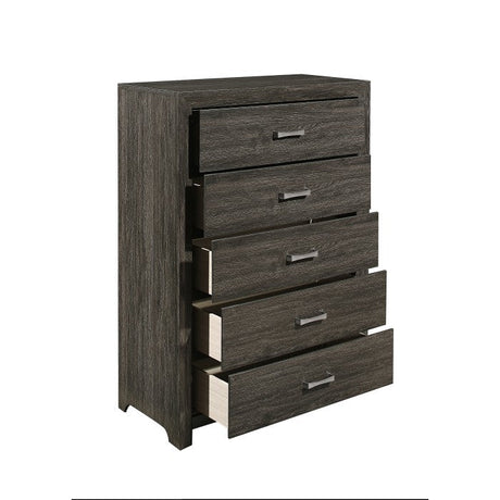 Edina Dark Gray Chest - Ornate Home