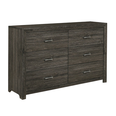Edina Dark Gray Dresser - Ornate Home