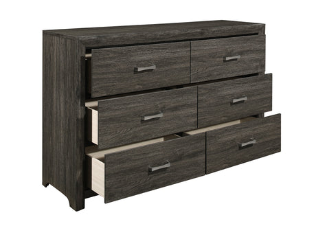 Edina Dark Gray Dresser - Ornate Home
