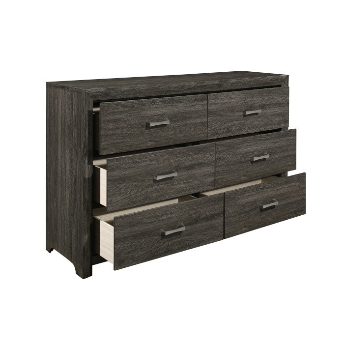 Edina Dark Gray Dresser - Ornate Home