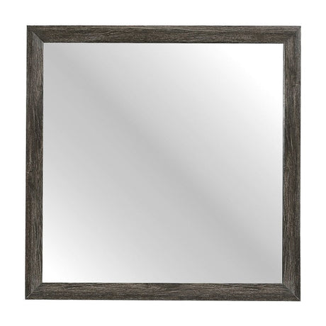 Edina Dark Gray Mirror - Ornate Home