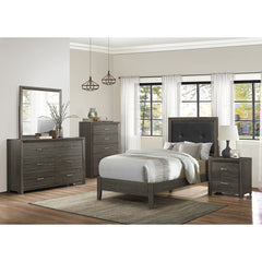 Edina Dark Gray Mirror - Ornate Home
