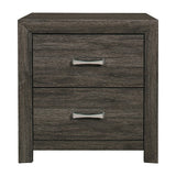 Edina Dark Gray Nightstand - Ornate Home