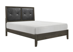 Edina Dark Gray Queen Bed - Ornate Home