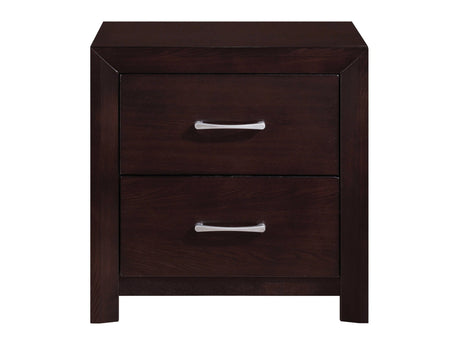 Edina Espresso Nightstand - Ornate Home