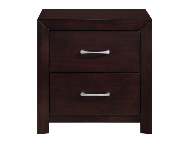 Edina Espresso Nightstand - Ornate Home