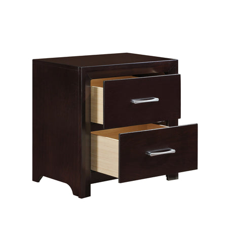 Edina Espresso Nightstand - Ornate Home