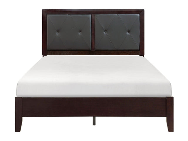 Edina Espresso Queen Bed - Ornate Home