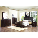 Edina Espresso Queen Bed - Ornate Home