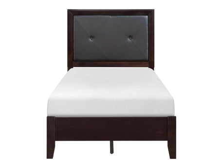 Edina Espresso Twin Bed - Ornate Home