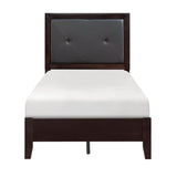 Edina Espresso Twin Bed - Ornate Home