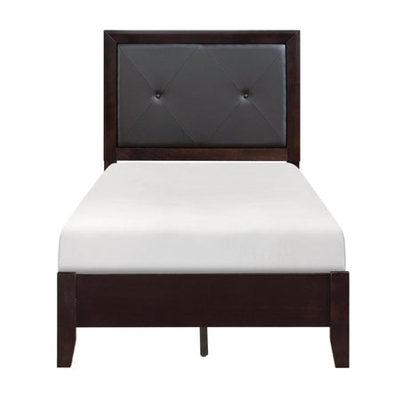 Edina Espresso Twin Bed - Ornate Home