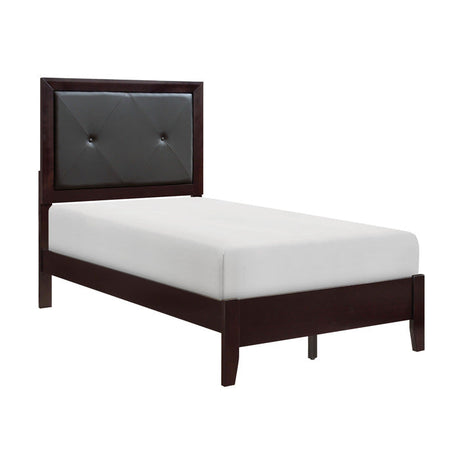 Edina Espresso Twin Bed - Ornate Home