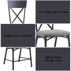 Edina Side Chair (Set-2) - Ornate Home