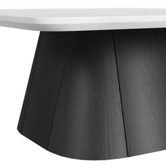 Edison White/Black 2-Piece Occasional Table Set