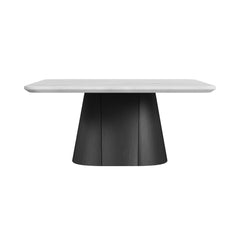 Edison White/Black Coffee Table