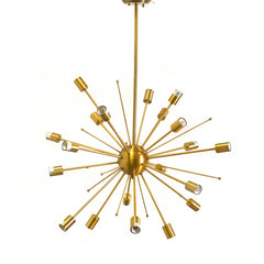 Edisonna Gold Sputnik Twenty Bulb Chandelier - Ornate Home