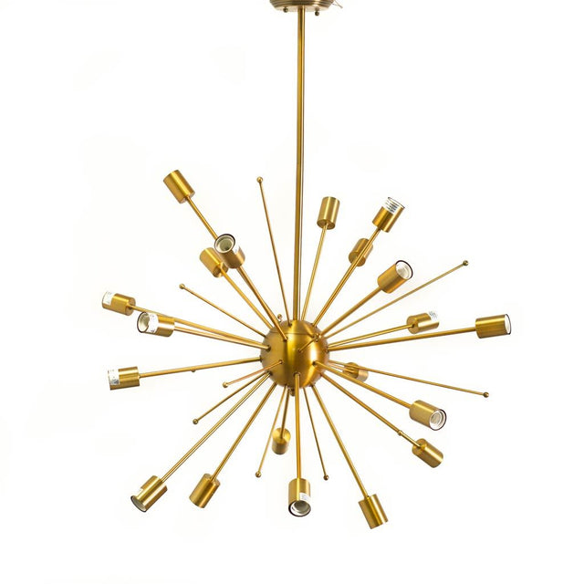 Edisonna Gold Sputnik Twenty Bulb Chandelier - Ornate Home